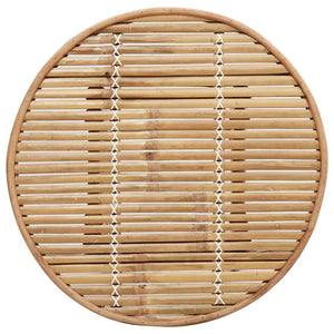 vidaXL Tavolo da Bar da Esterno Rotondo Ø55x100 cm in Bambù