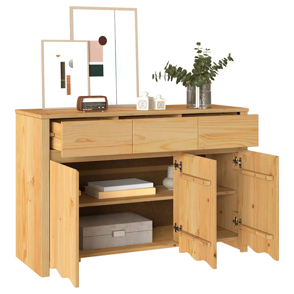 Credenza con Cassetto-Buffet-Armadio da cucina Drammen Rovere 114 x 43 x 75,5 cm