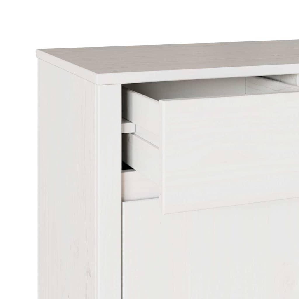 Credenza con Cassetto-Buffet-Armadio da cucina Drammen Bianco 114 x 43 x 75,5 cm