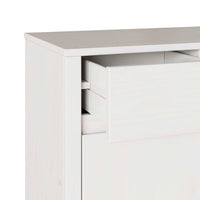 Credenza con Cassetto-Buffet-Armadio da cucina Drammen Bianco 114 x 43 x 75,5 cm
