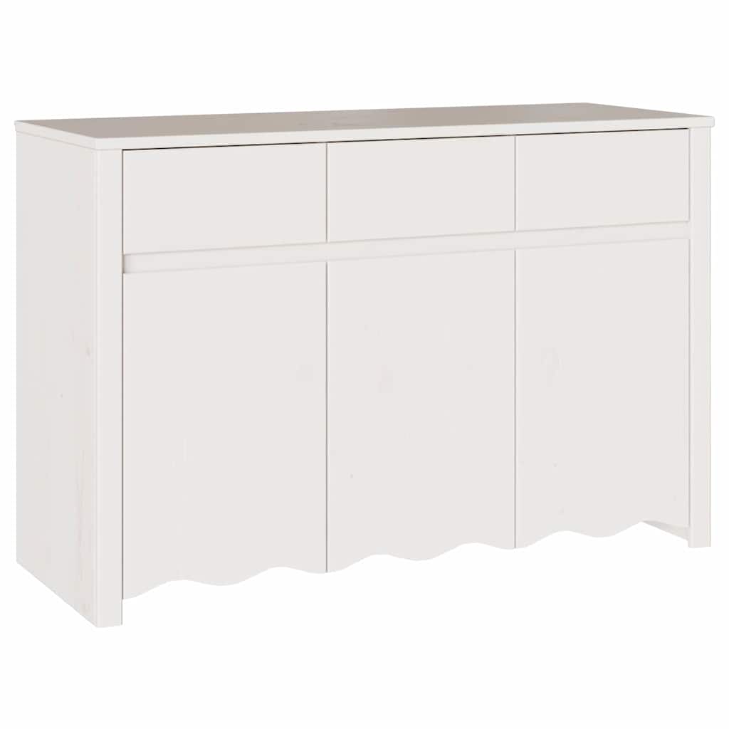 Credenza con Cassetto-Buffet-Armadio da cucina Drammen Bianco 114 x 43 x 75,5 cm