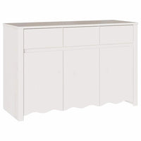 Credenza con Cassetto-Buffet-Armadio da cucina Drammen Bianco 114 x 43 x 75,5 cm