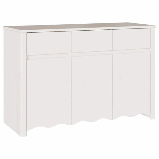 Credenza con Cassetto-Buffet-Armadio da cucina Drammen Bianco 114 x 43 x 75,5 cm