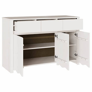 Credenza con Cassetto-Buffet-Armadio da cucina Drammen Bianco 114 x 43 x 75,5 cm