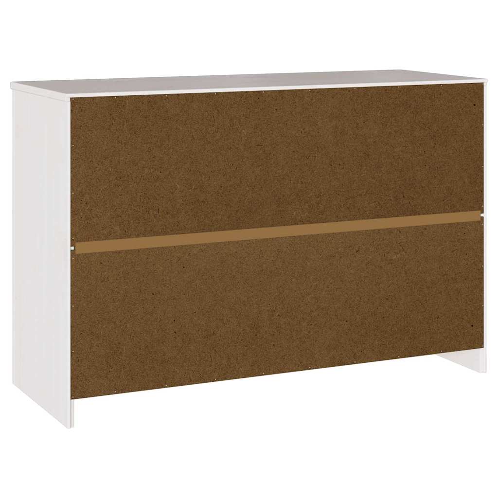 Credenza con Cassetto-Buffet-Armadio da cucina Drammen Bianco 114 x 43 x 75,5 cm