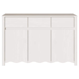 Credenza con Cassetto-Buffet-Armadio da cucina Drammen Bianco 114 x 43 x 75,5 cm