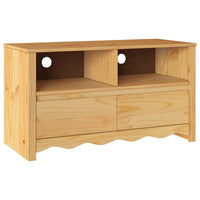 Mobile TV-Credenza TV-Console TV Drammen Rovere 99 x 43 x 55 cm Legno massello di pino