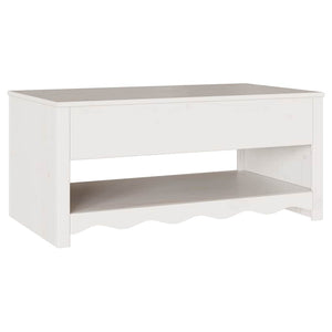 Tavolino da salotto con cassetto Drammen Bianco 99 x 55 x 45 cm 42003045