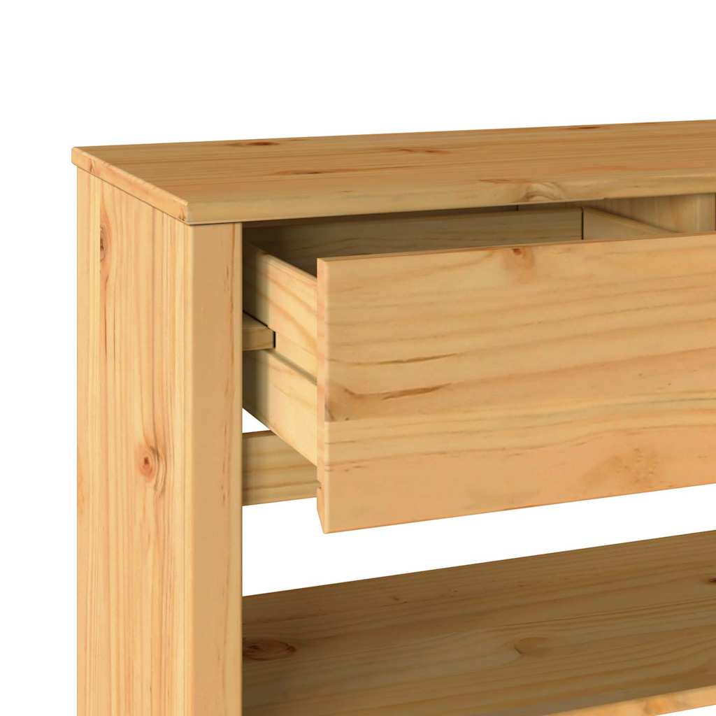 Tavolo consolle con cassetto Drammen Rovere 89.5 x 37 x 73 cm 42003046