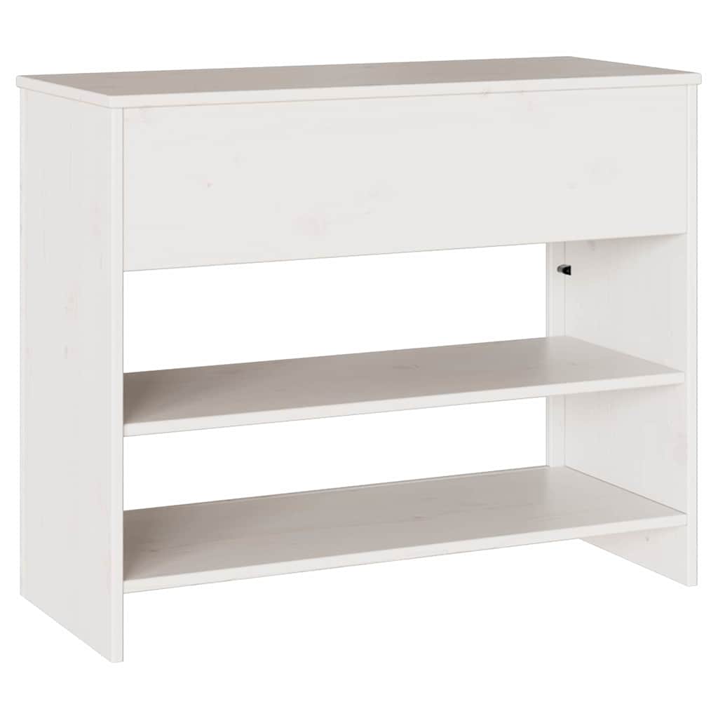 Tavolo consolle con cassetto Drammen Bianco 89.5 x 37 x 73 cm 42003047