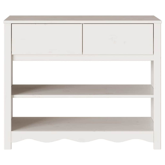 Tavolo consolle con cassetto Drammen Bianco 89.5 x 37 x 73 cm 42003047