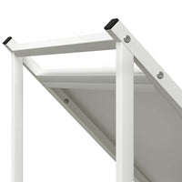 Rastrelliera per Legna da Ardere Bianca 70x43x34,5 cm 864174