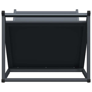 vidaXL Rastrelliera per Legna da Ardere Antracite 70x43x34,5 cm