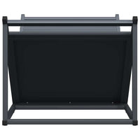 Rastrelliera per Legna da Ardere Antracite 70x43x34,5 cm 864175