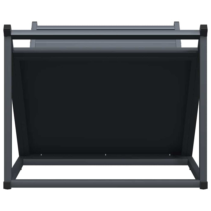 Rastrelliera per Legna da Ardere Antracite 70x43x34,5 cm 864175