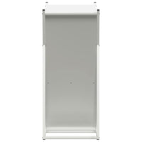 Rastrelliera per Legna da Ardere-Portalegna Bianca 69,5x35x81 cm
