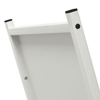 Rastrelliera per Legna da Ardere Bianca 69,5x35x81 cm