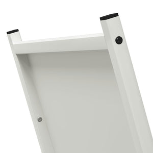 Rastrelliera per Legna da Ardere Bianca 69,5x35x81 cm