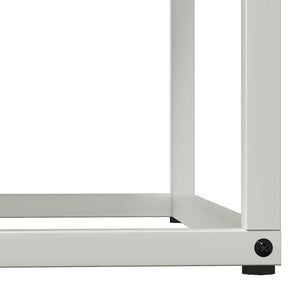 Rastrelliera per Legna da Ardere Bianca 69,5x35x81 cm