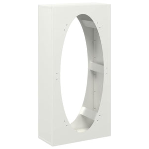 Rastrelliera per Legna da Ardere Bianca 50x23x100 cm 864182