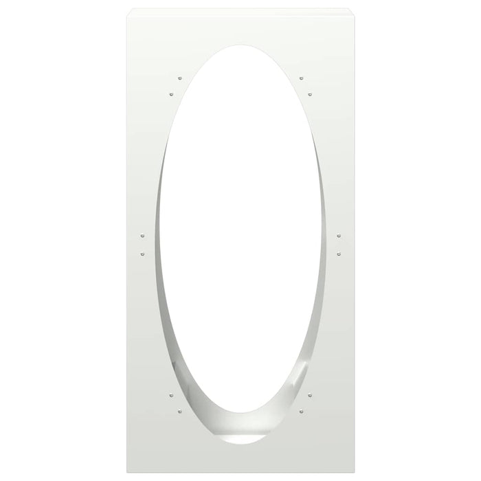 Rastrelliera per Legna da Ardere Bianca 50x23x100 cm 864182