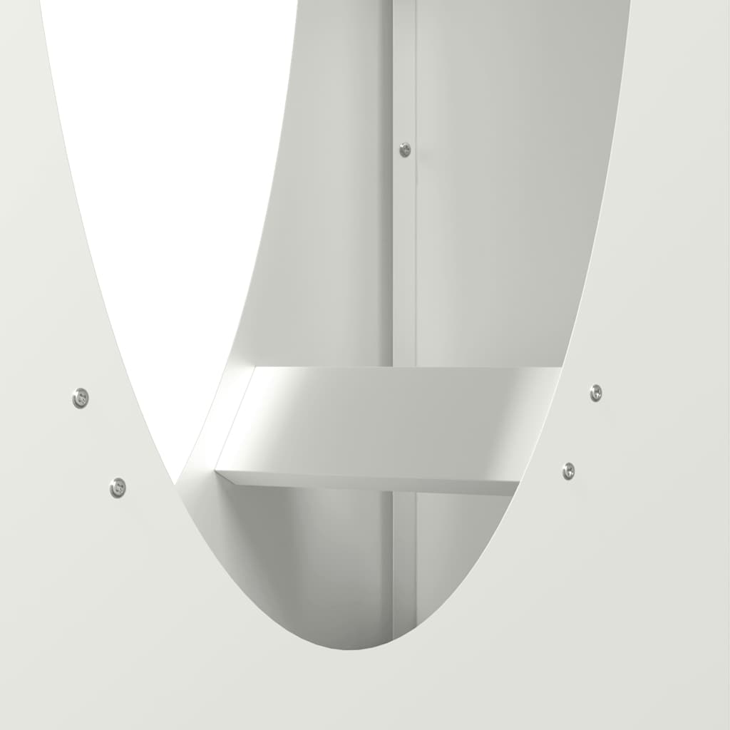 Rastrelliera per Legna da Ardere-Portalegna Bianca 50x23x100 cm