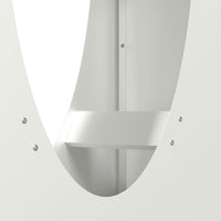 Rastrelliera per Legna da Ardere-Portalegna Bianca 50x23x100 cm