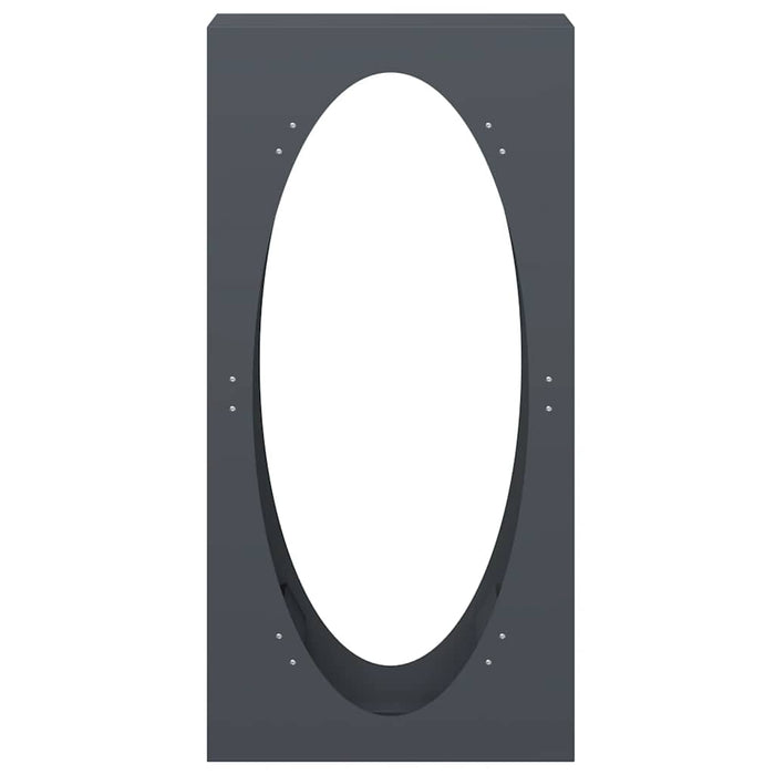 Rastrelliera per Legna da Ardere-Portalegna Antracite 50x23x100 cm