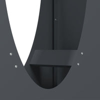 vidaXL Rastrelliera per Legna da Ardere Antracite 50x23x100 cm