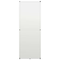 Rastrelliera per Legna da Ardere Bianca 40x30x80 cm 864188