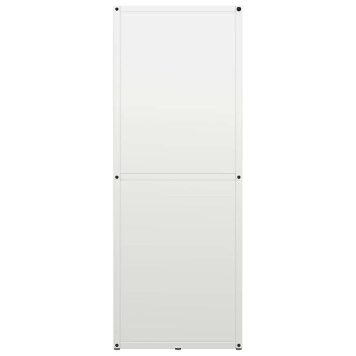 Rastrelliera per Legna da Ardere-Portalegna Bianca 40x30x80 cm 408342