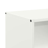 Rastrelliera per Legna da Ardere Bianca 40x30x75 cm 864192