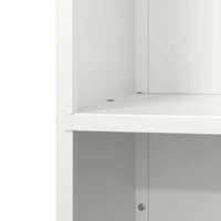 Rastrelliera per Legna da Ardere Bianca 40x30x75 cm 864192