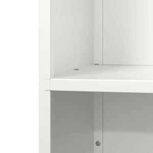 Rastrelliera per Legna da Ardere Bianca 40x30x75 cm 864192