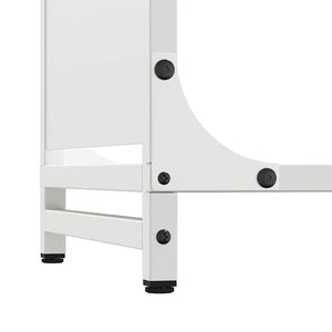 Rastrelliera per Legna da Ardere Bianca 44x28x65 cm 864196