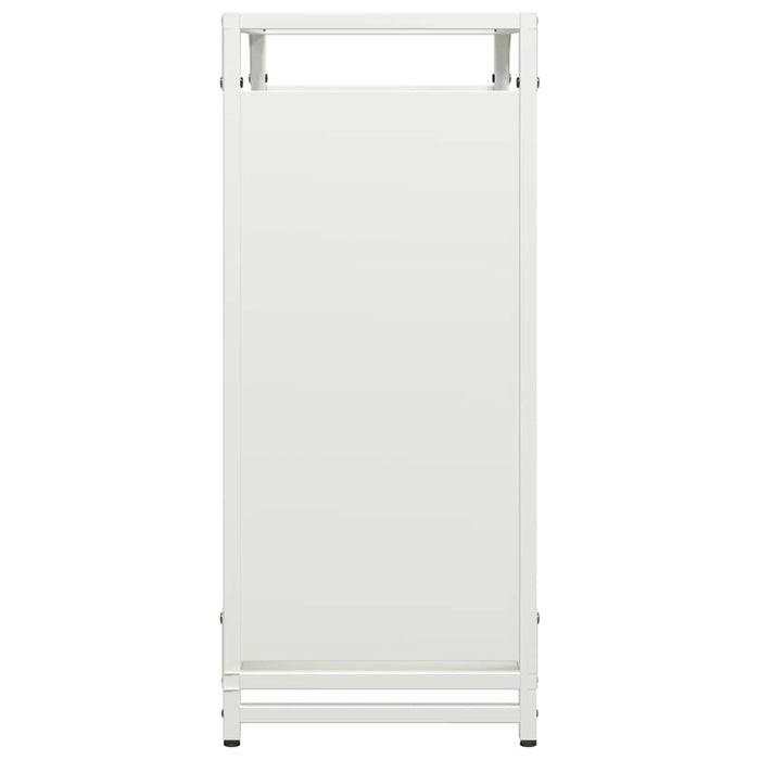 Rastrelliera per Legna da Ardere-Portalegna Bianca 60x28x65 cm