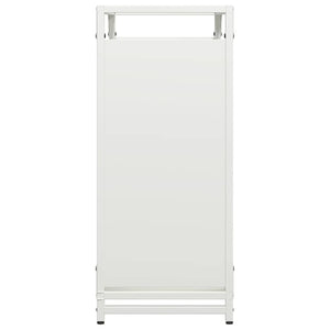 Rastrelliera per Legna da Ardere Bianca 60x28x65 cm 864200