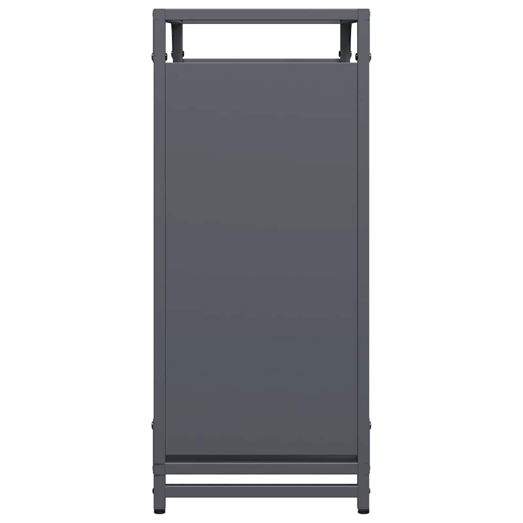 Rastrelliera per Legna da Ardere-Portalegna Antracite 60x28x65 cm