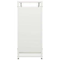 Rastrelliera per Legna da Ardere-Portalegna Bianca 90x28x65 cm