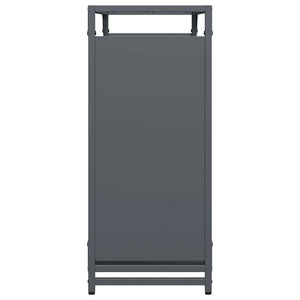 Rastrelliera per Legna da Ardere-Portalegna Antracite 90x28x65 cm