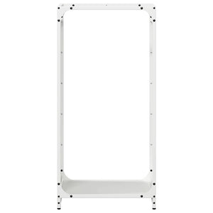 Rastrelliera per Legna da Ardere Bianca 44x28x90 cm 864208