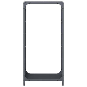 Rastrelliera per Legna da Ardere-Portalegna Antracite 44x28x90 cm