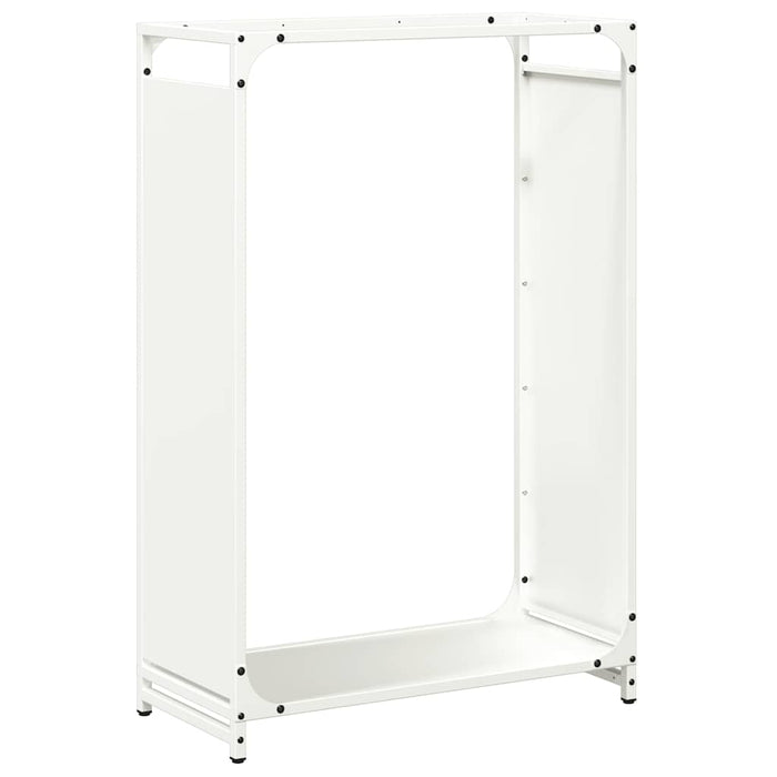 Rastrelliera per Legna da Ardere Bianca 60x28x90 cm 864212