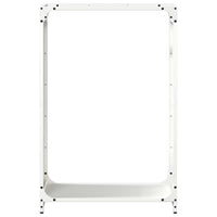 Rastrelliera per Legna da Ardere Bianca 60x28x90 cm 864212