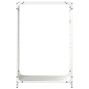 vidaXL Rastrelliera per Legna da Ardere Bianca 60x28x90 cm