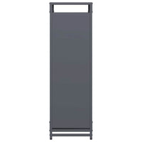 Rastrelliera per Legna da Ardere Antracite 60x28x90 cm 864213