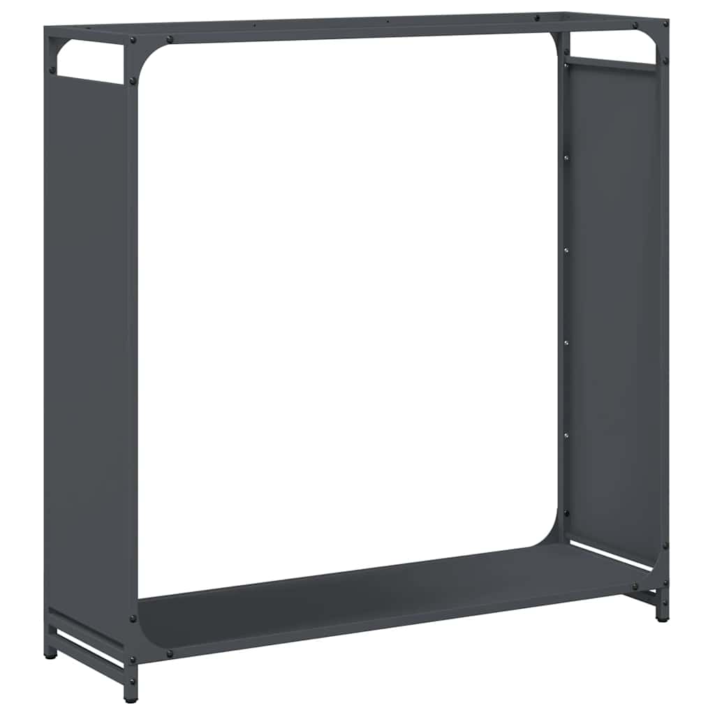 Rastrelliera per Legna da Ardere-Portalegna Antracite 90x28x90 cm