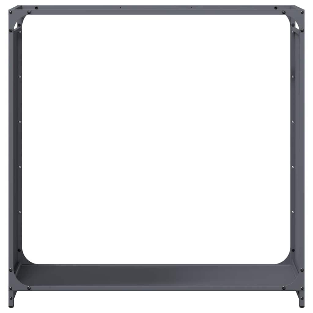 Rastrelliera per Legna da Ardere-Portalegna Antracite 90x28x90 cm
