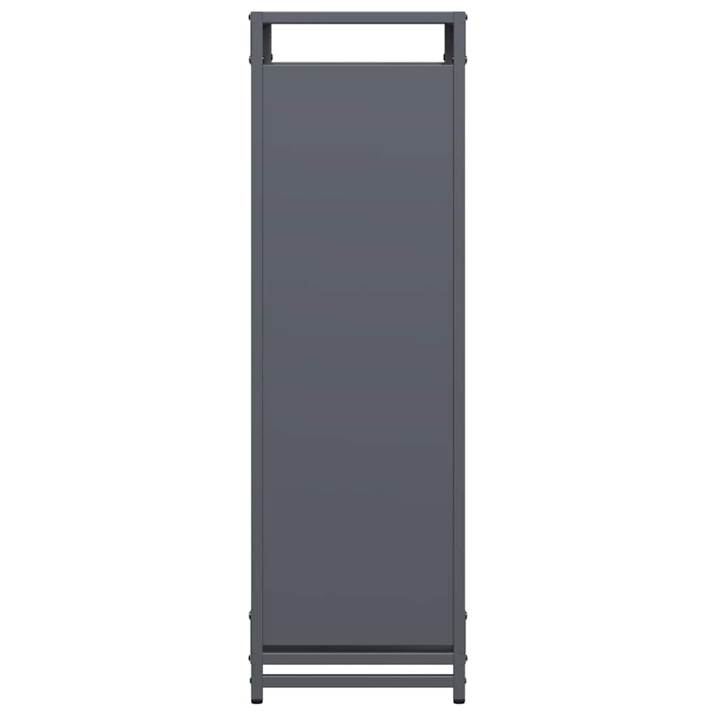 Rastrelliera per Legna da Ardere-Portalegna Antracite 90x28x90 cm