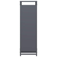 Rastrelliera per Legna da Ardere Antracite 90x28x90 cm 864217